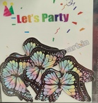 BTG34 Glittery Wings Butterfly Topper