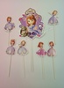 PT60 Princess Sofia Paper Theme Topper