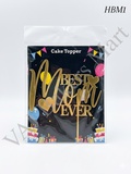 HBM1 Best Mom Ever Topper