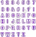 40pcs Alphabet, Numbers & Special Characters Cookie Cutters Set