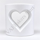 Heart Cake Dummy 8" x 8"