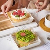 White Square Direct Baking Liner with Lid 250gms (Pack of 5)