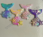 Mermaid Tail with Stick (Random Colors) 1Pc