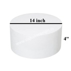 14" x 4" Circle Cake Dummy