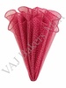 Noor Net 3-4M (Wrinkled Wave Mesh) - Maroon