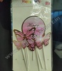 Butterfly Topper with HBD Tag (Pink)