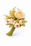 PB52 Ivory Mix Peony Bunch 1R4F4S