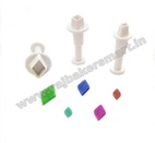 Diamond Shape Plunger Cutter (Pack of 4)