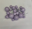 Lite Purple Matte Finish Faux Balls (F28)
