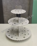 CS2 Paper Cup Cake Stand (Silver Moon & Star)