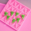 Triangle Alphabet Fondant Mould