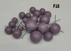 Dark Lavender Matte Finish Faux Balls (F18)