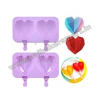 2in1 Pinata Heart Cake Sickle Chocolate Mould