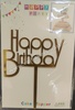 HB14 Acrylic Happy Birthday Topper