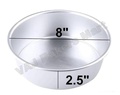 Round Cake Tin 8" x 2.5"