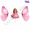 TB5 Trending Princess and Butterfly Wings Topper