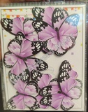 BTB49 Black Border Butterfly Toppers