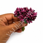PF8 Burgundy Pollen Flower Bunch