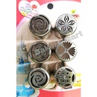 6Pcs Russian Flower Nozzles Set