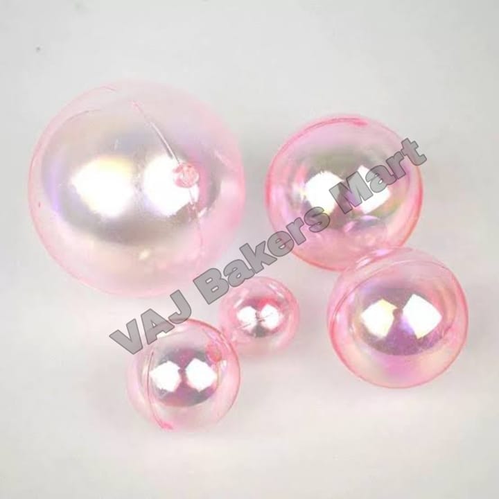 Pink Crystal Bubble Balls