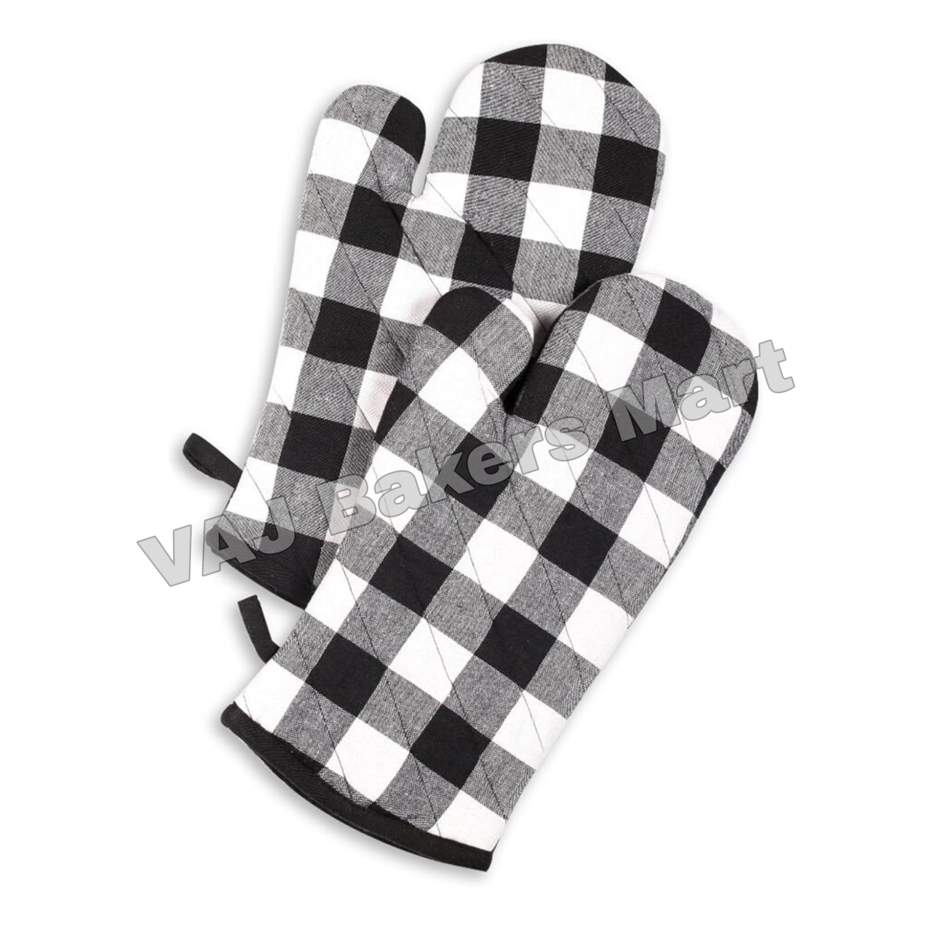 Cotton Gloves Microwave Oven Gloves Mitts (2 pcs)