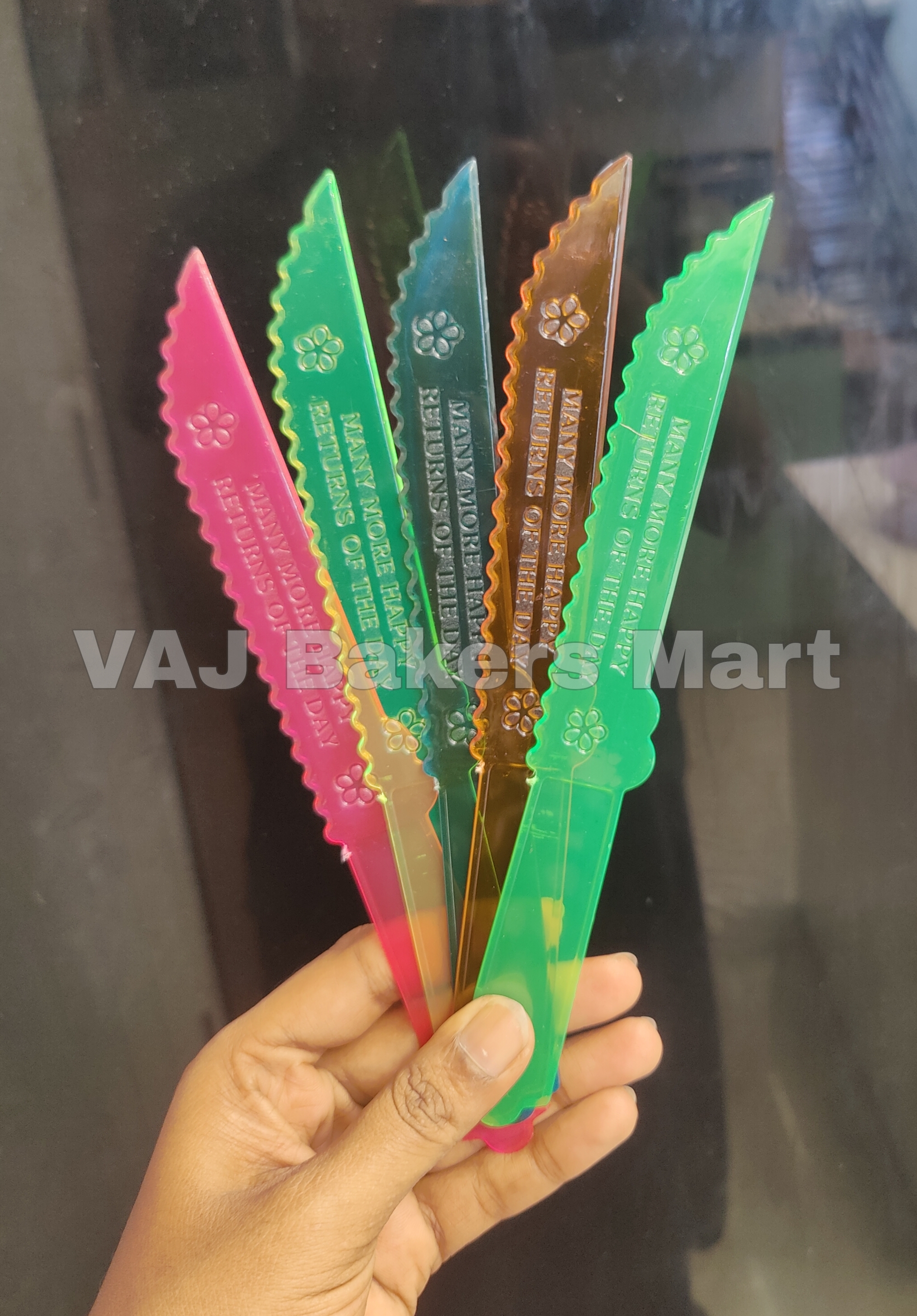 PVC Plastic Knife (L) Pack of 10