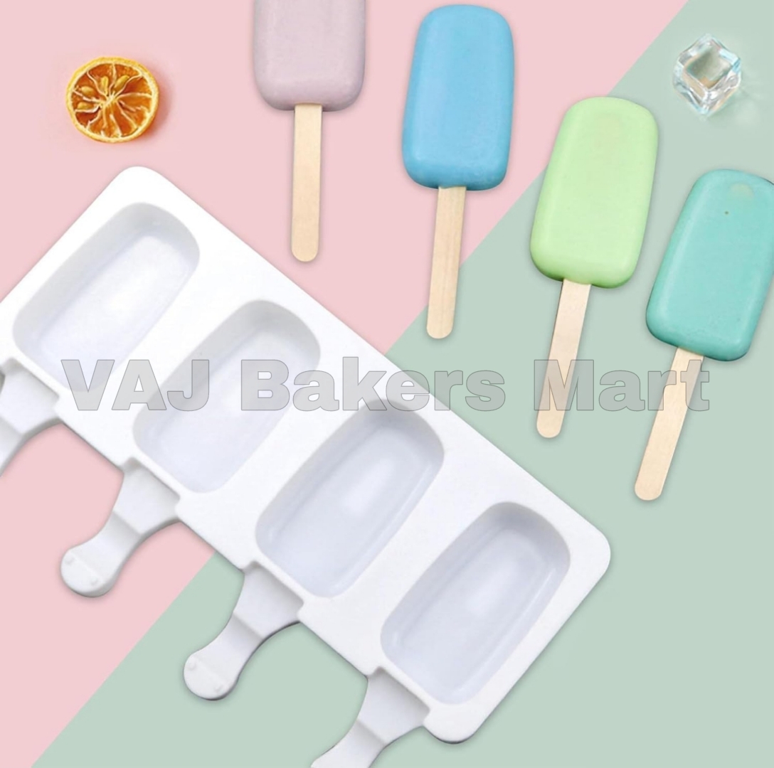 4 Cavity Cake Sickle Chocolate Mould