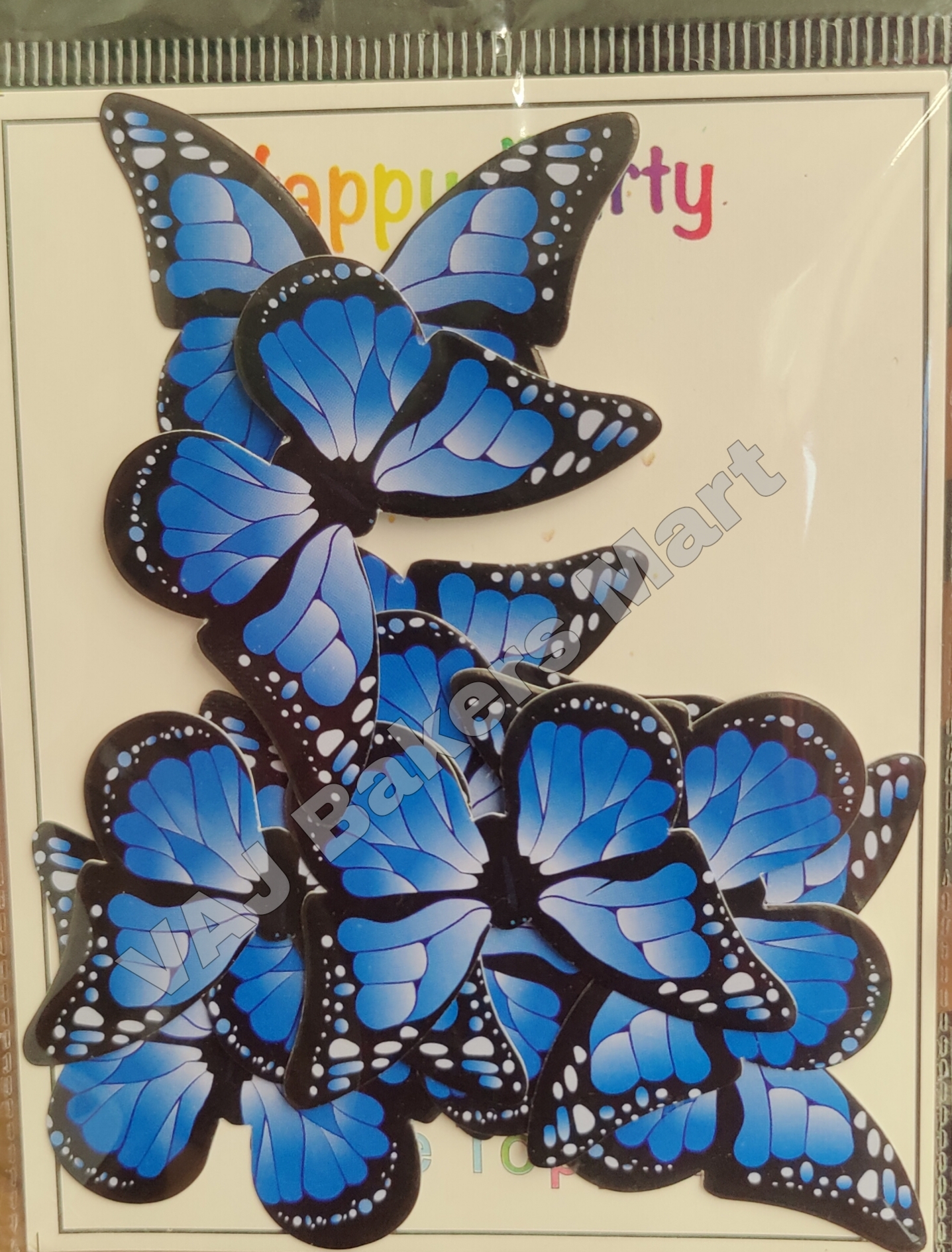 BTB50 Black Border Butterfly Toppers