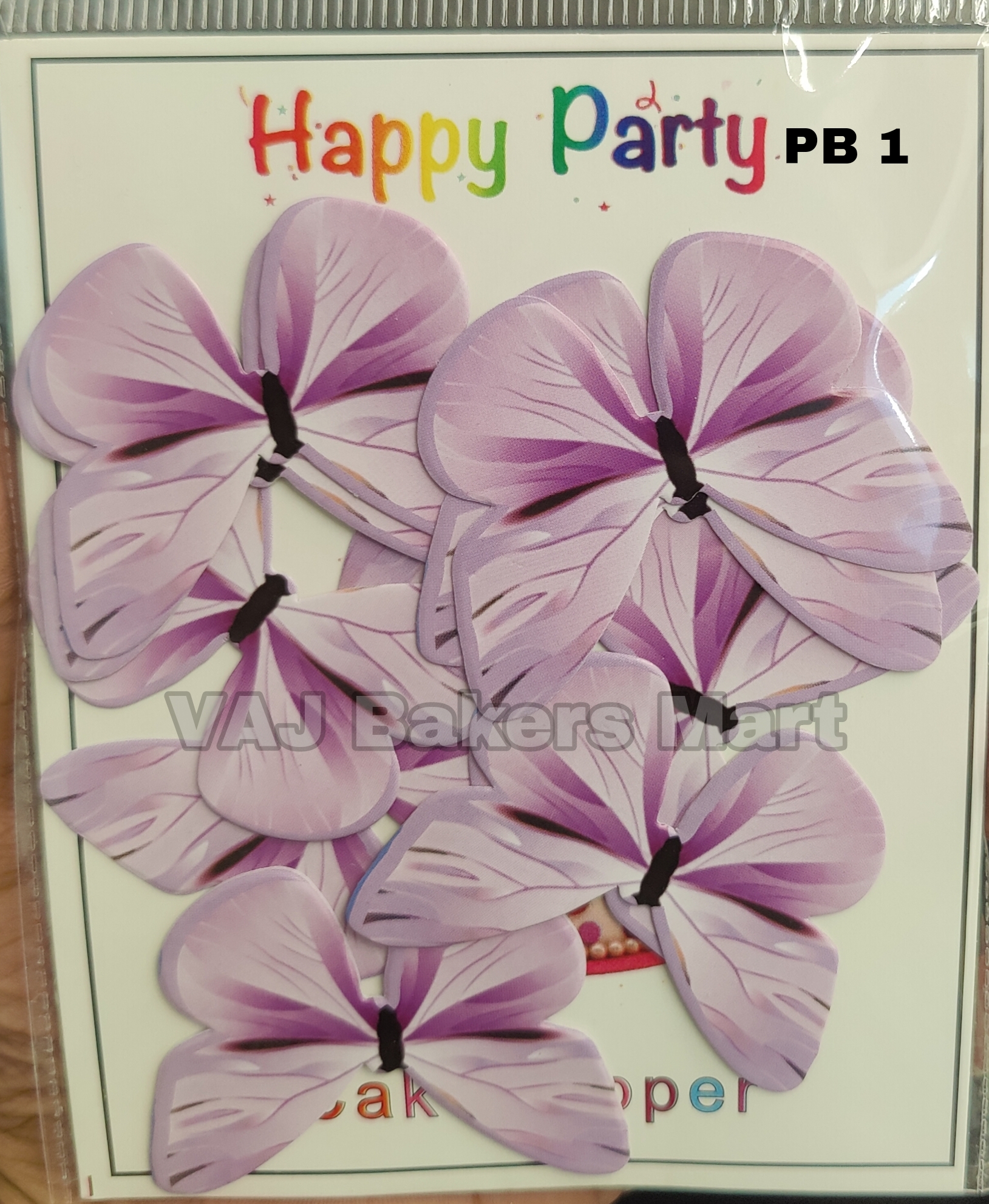 PBT01 Pastel Butterfly Topper