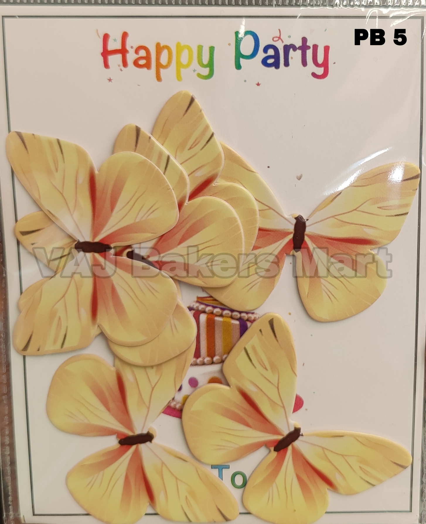 PBT04 Pastel Butterfly Topper