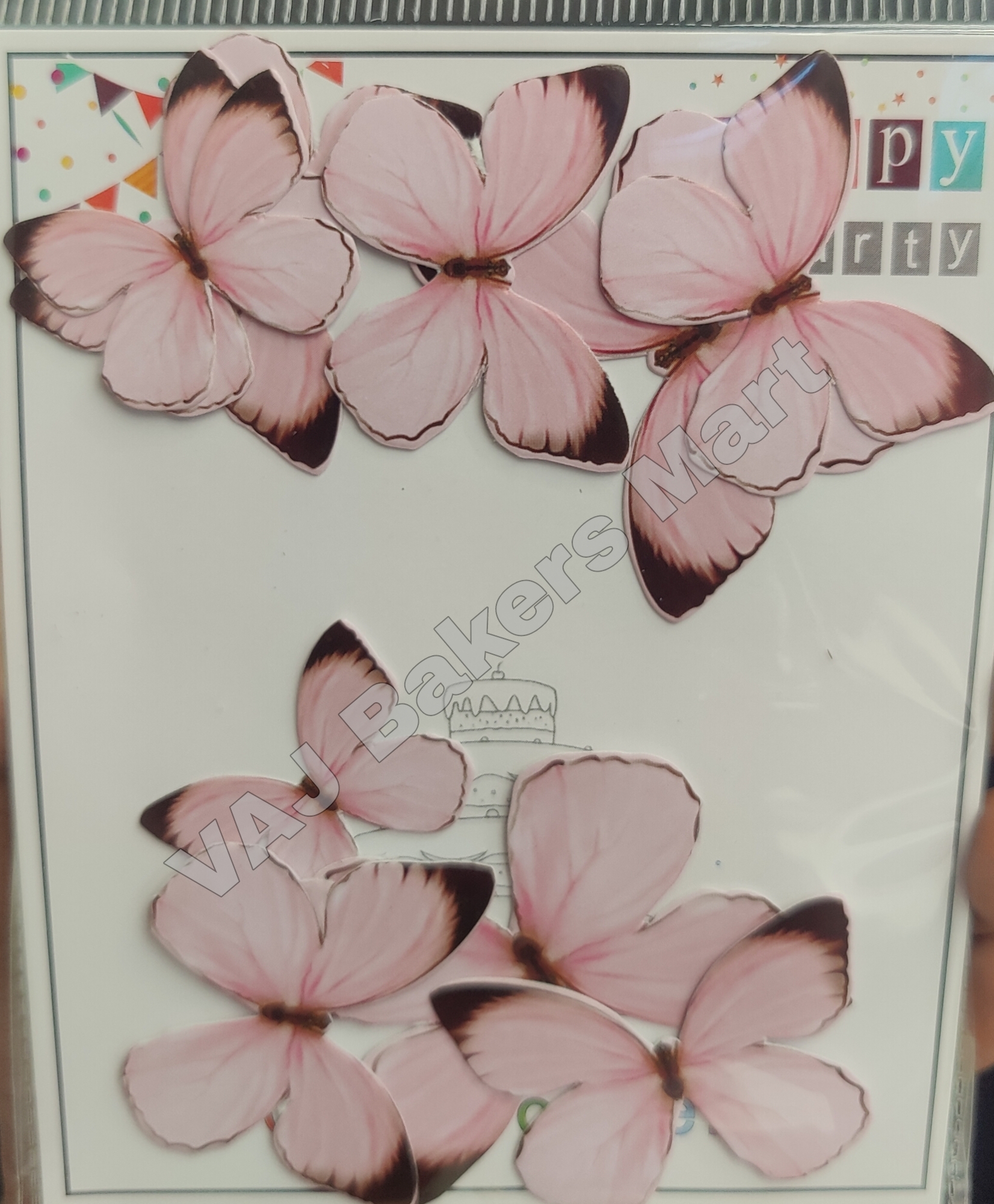 PBT19 Pastel Butterfly Topper