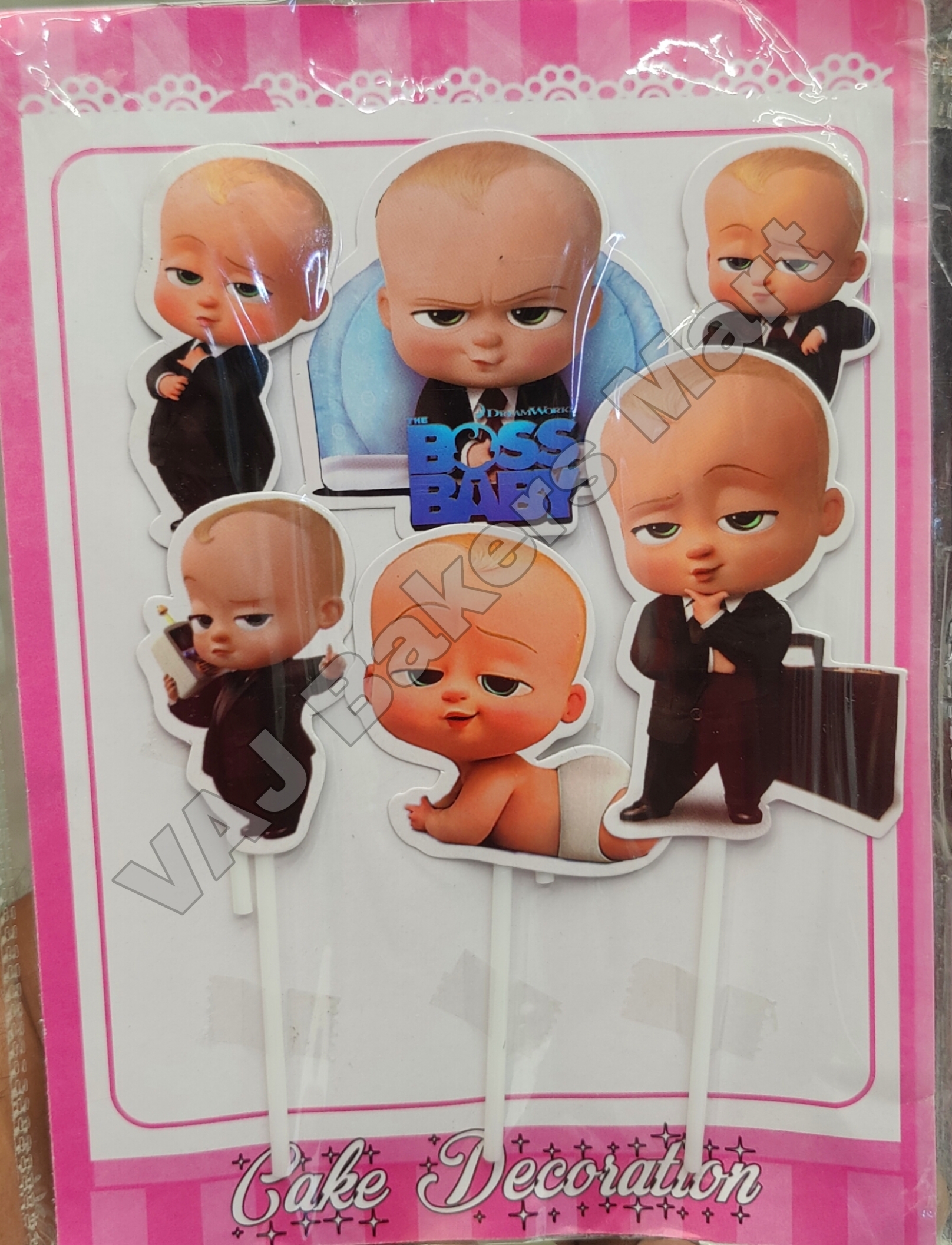 PT10 Boss Baby Theme Topper