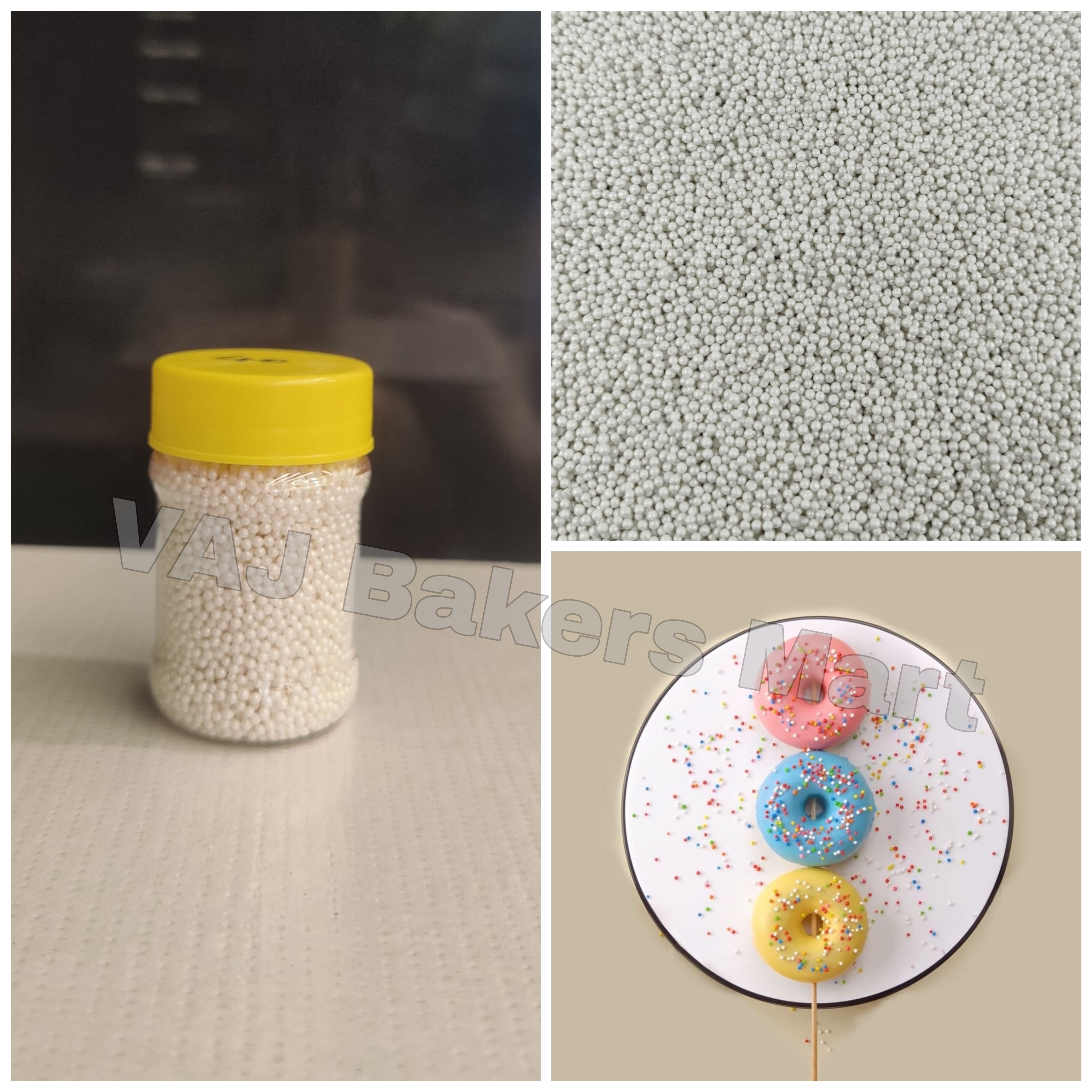 Imported White Sugar Balls (1.5mm) 50gms