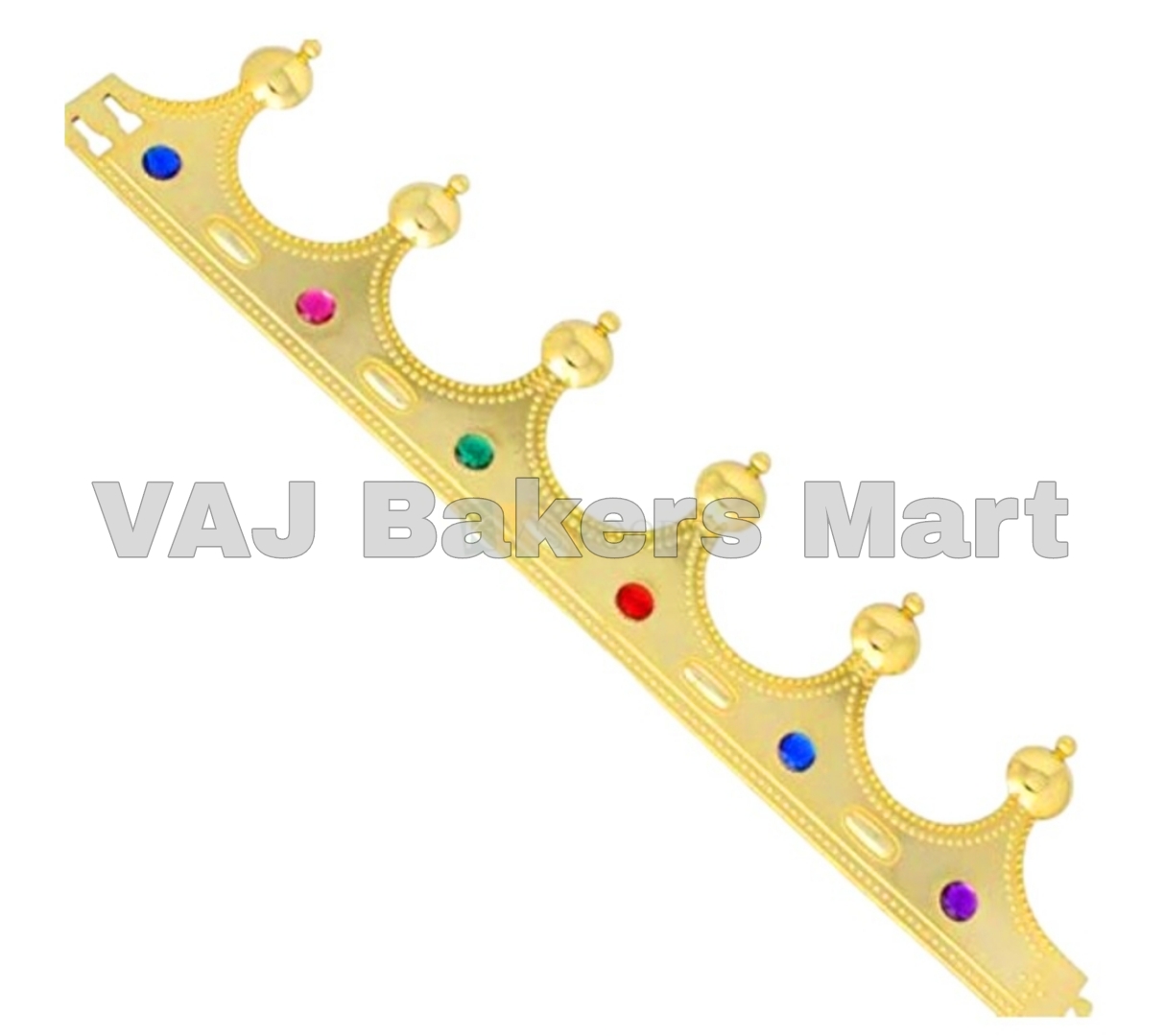 King Crown / Roman Crown Topper Gold 4"