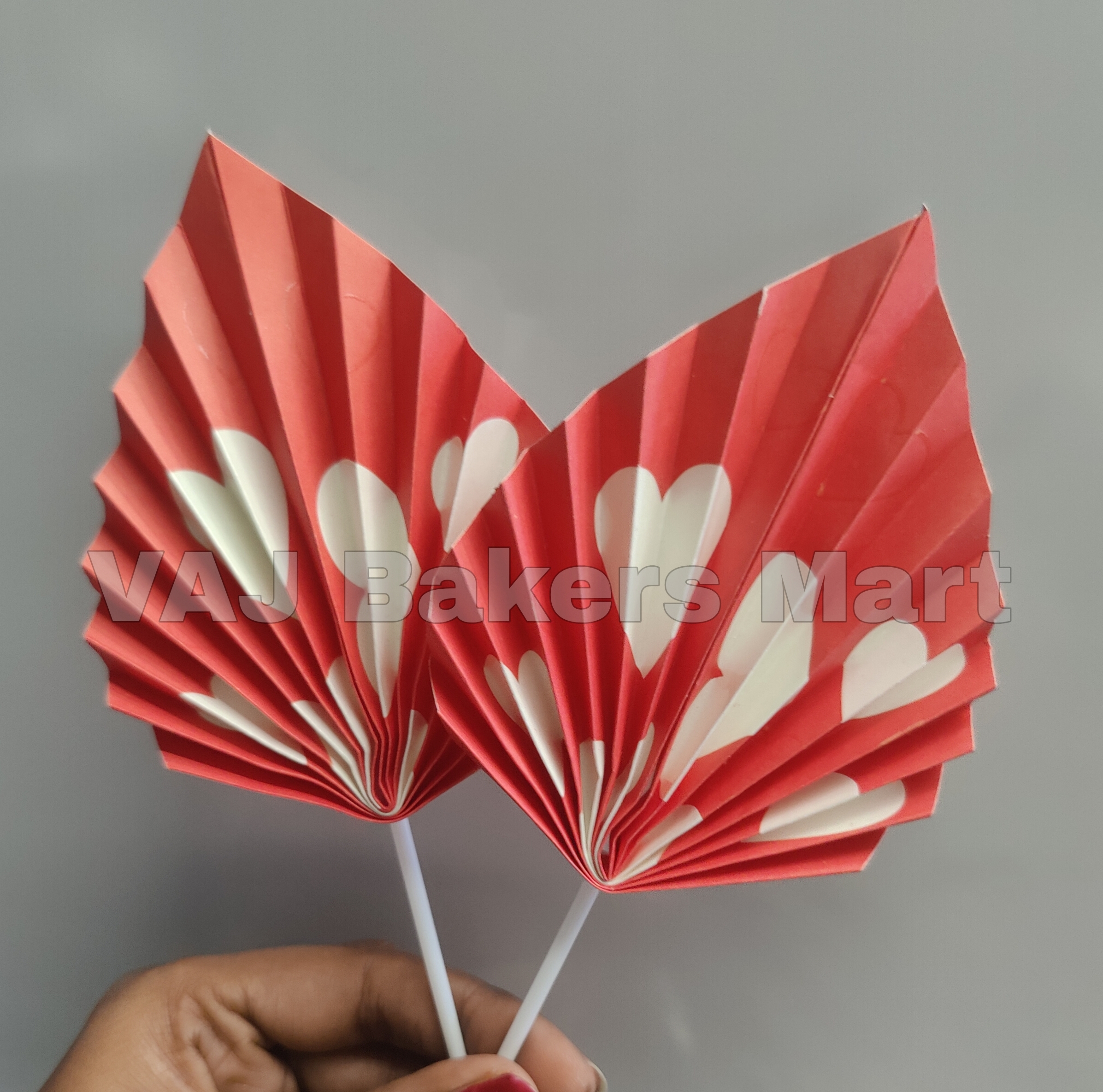 Red Palm Leaf Topper
