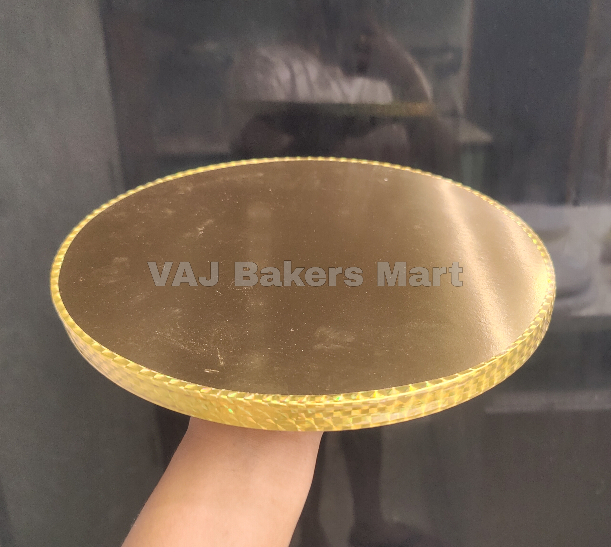 10" Circle Drum Board Gold