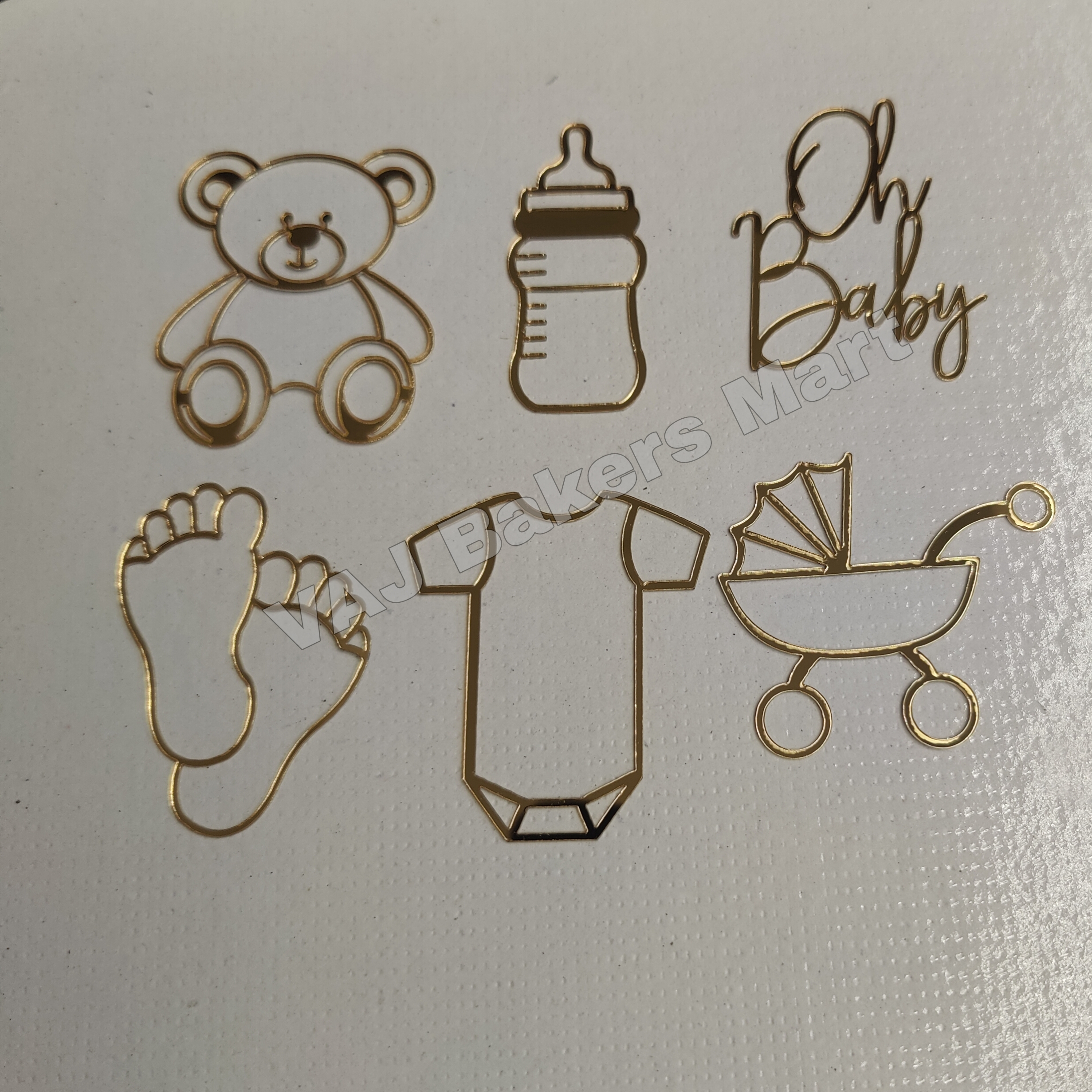 ABSTC1 Acrylic Baby Shower Theme Cutout