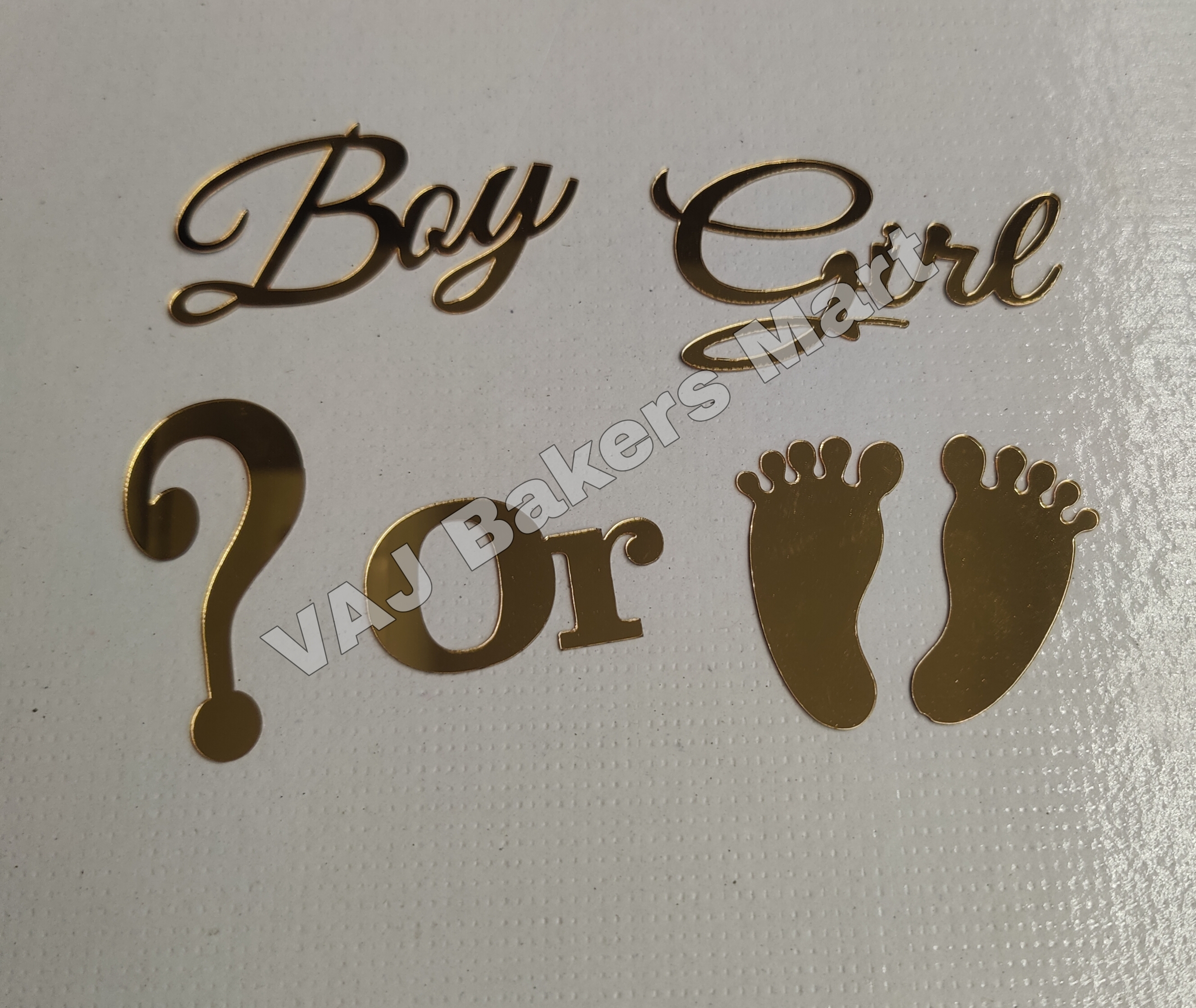 ABSTC2 Acrylic Baby Shower Theme Cutout