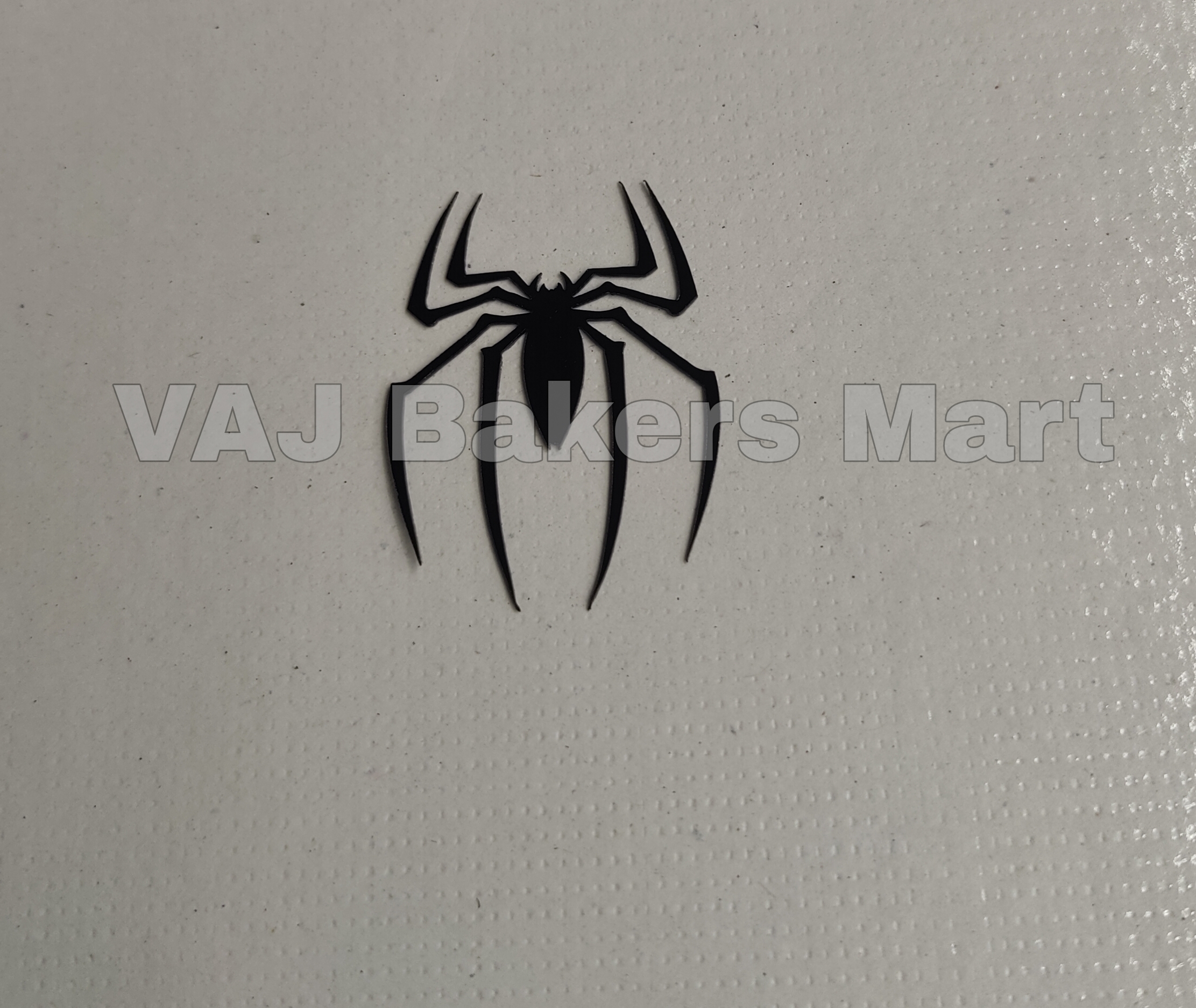 Acrylic Black Spider Cutout 1Pc