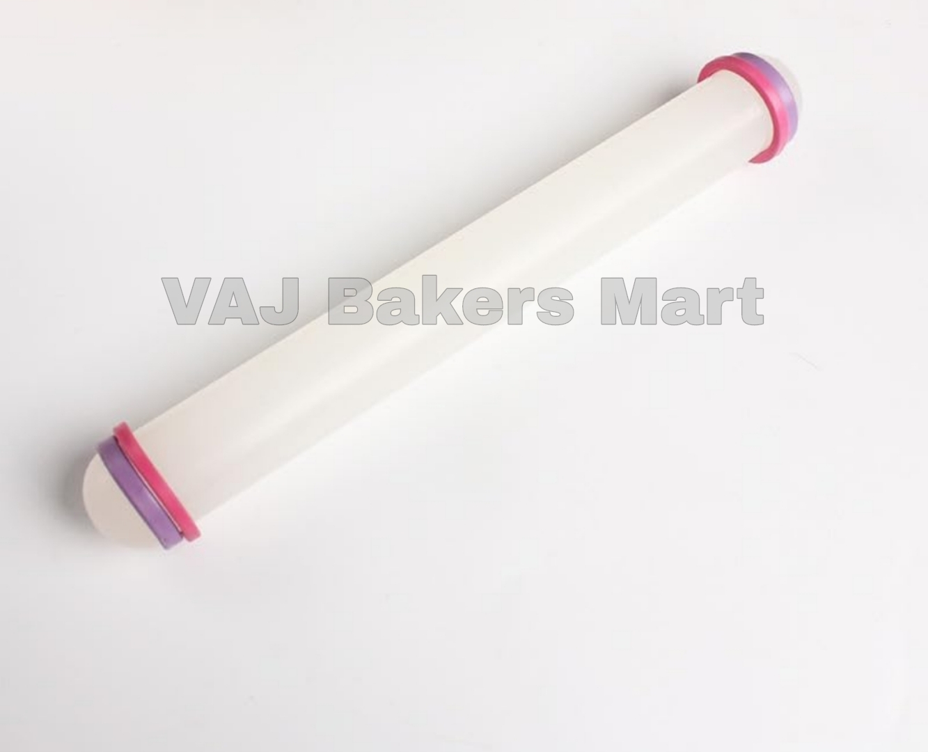 9" Fondant Rolling Pin (Medium) with Adjustable Guide Ring