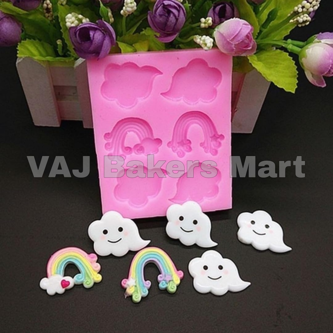 Rainbow & Cloud Silicon Mould
