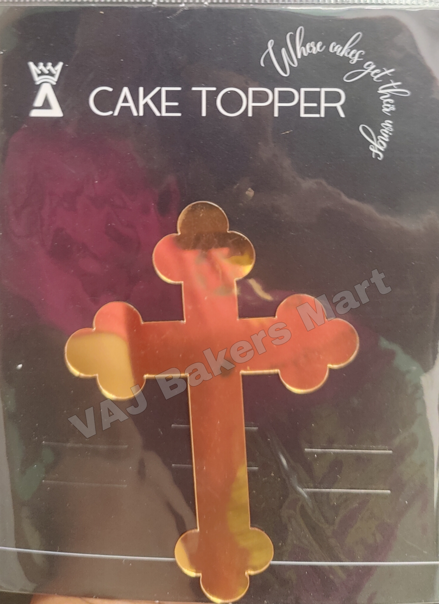 DT7 Acrylic Cross Topper