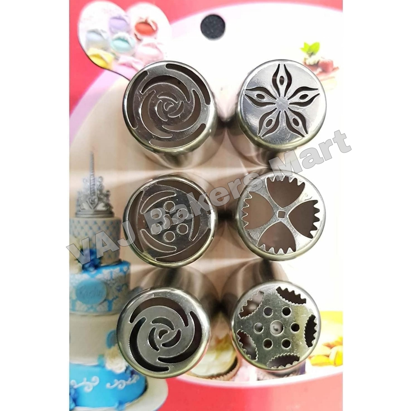 6Pcs Russian Flower Nozzles Set