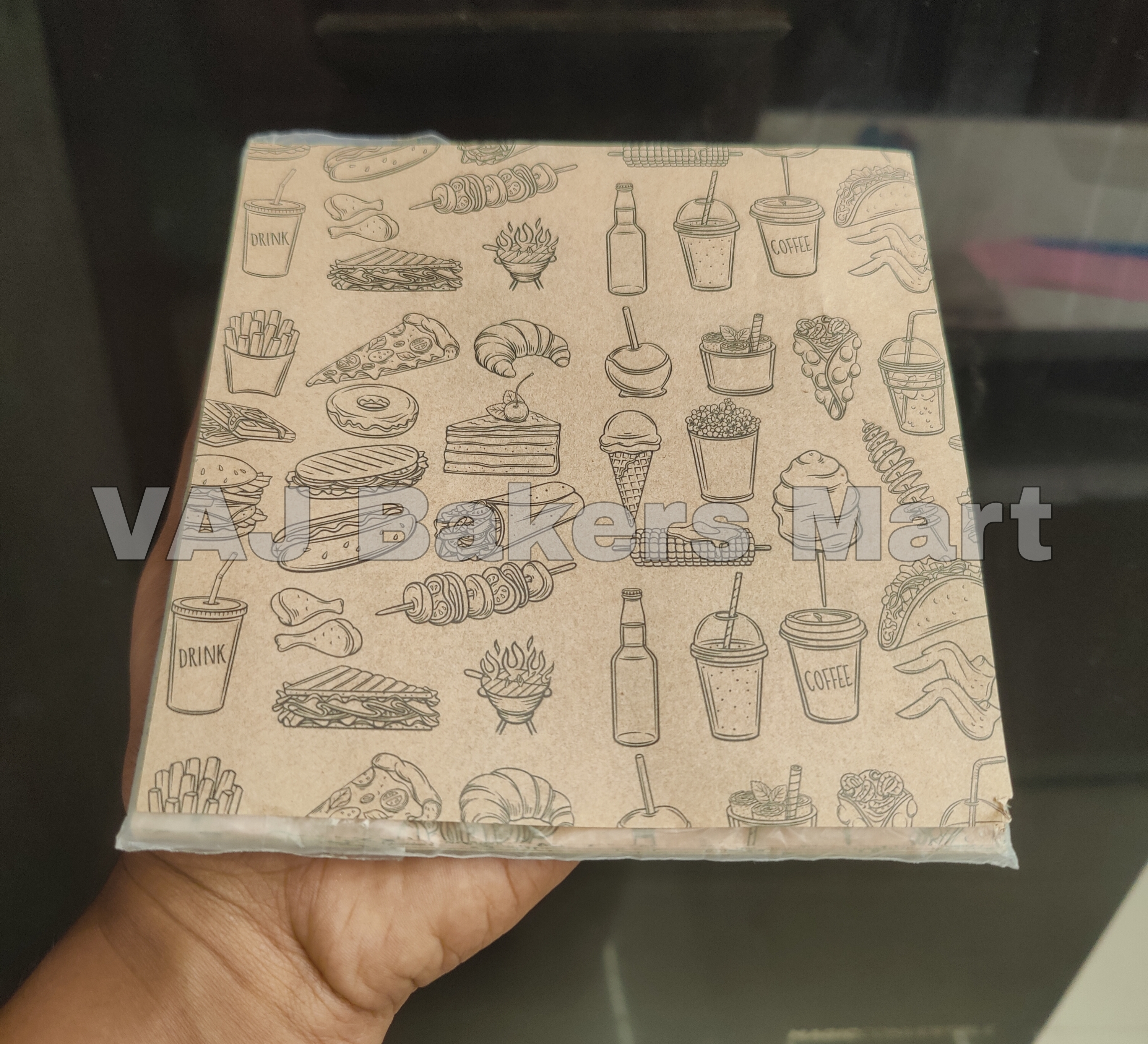 BCL3 Bento Cake Food Paper Liners (100 Pcs)