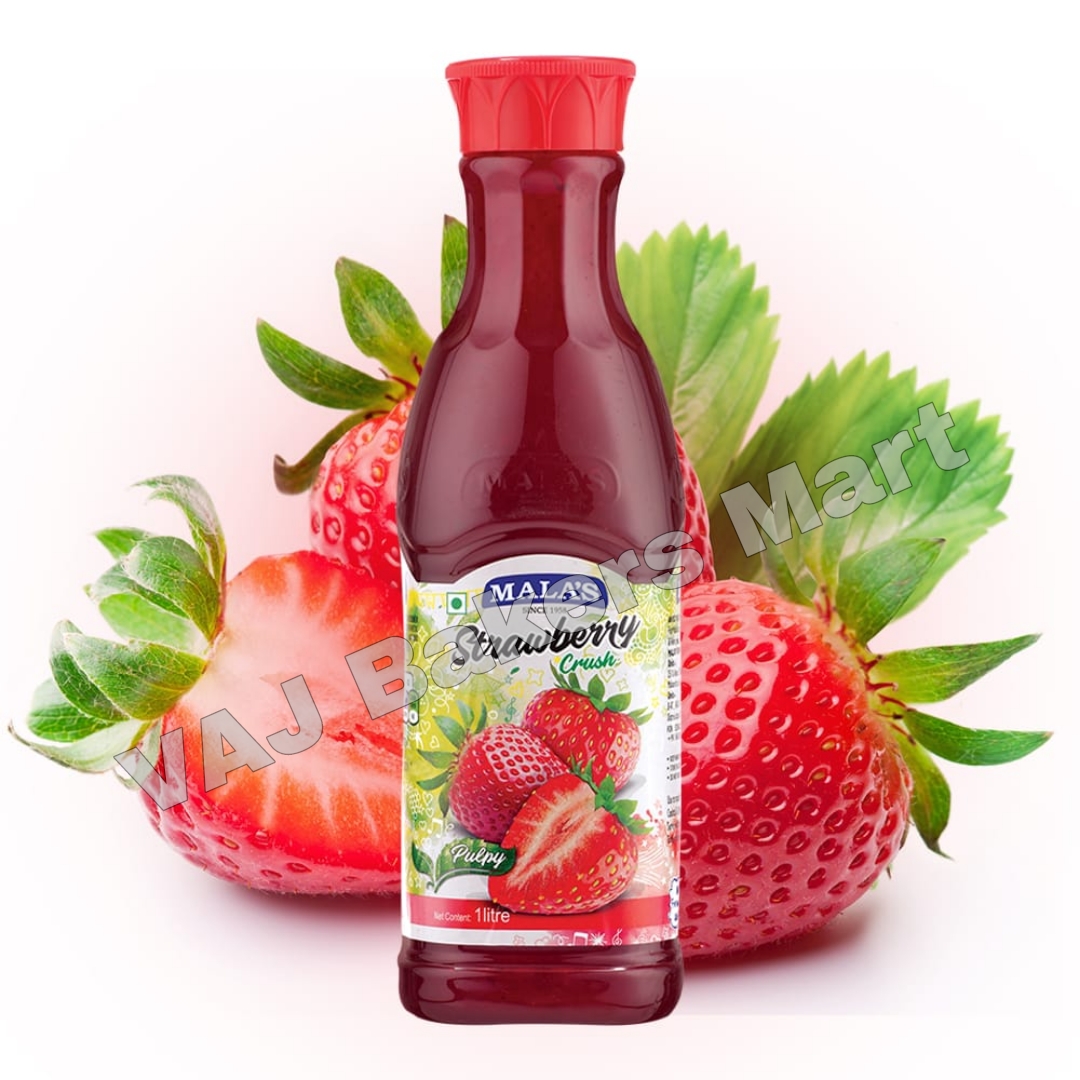 Mala's Strawberry 750ml Fruit Crush