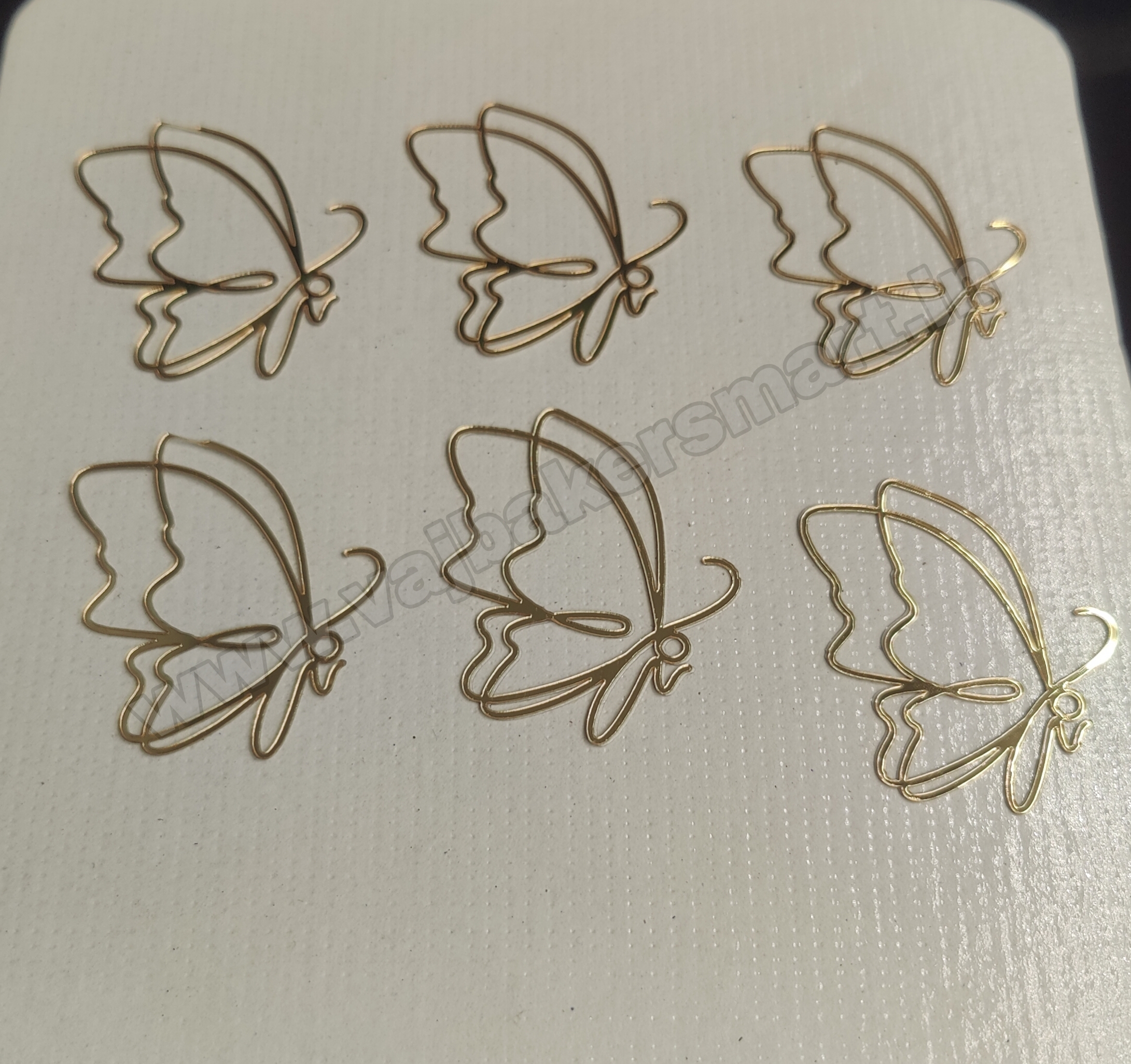 Acrylic Butterfly Cutout (Pack of 6) D02