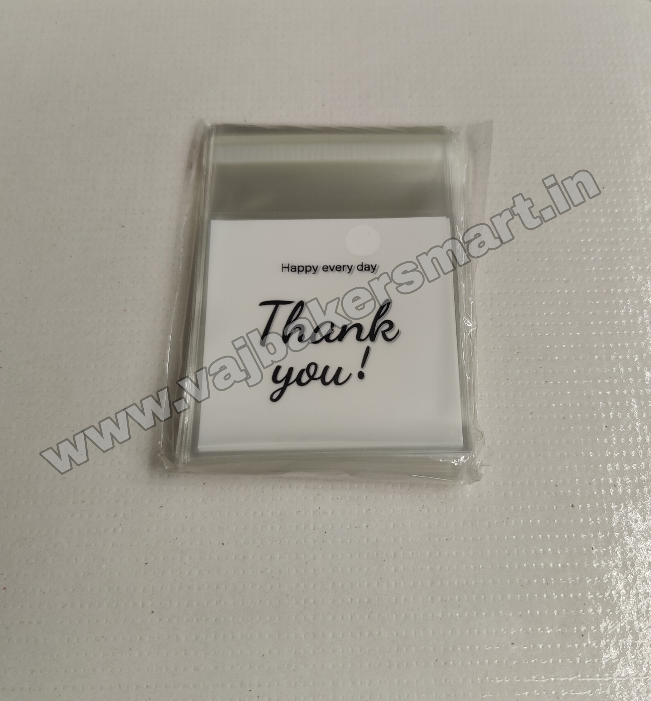 Small Cookie Pouch Self-Adhesive Packaging Bags 7x7cms (Pack of 100) D3