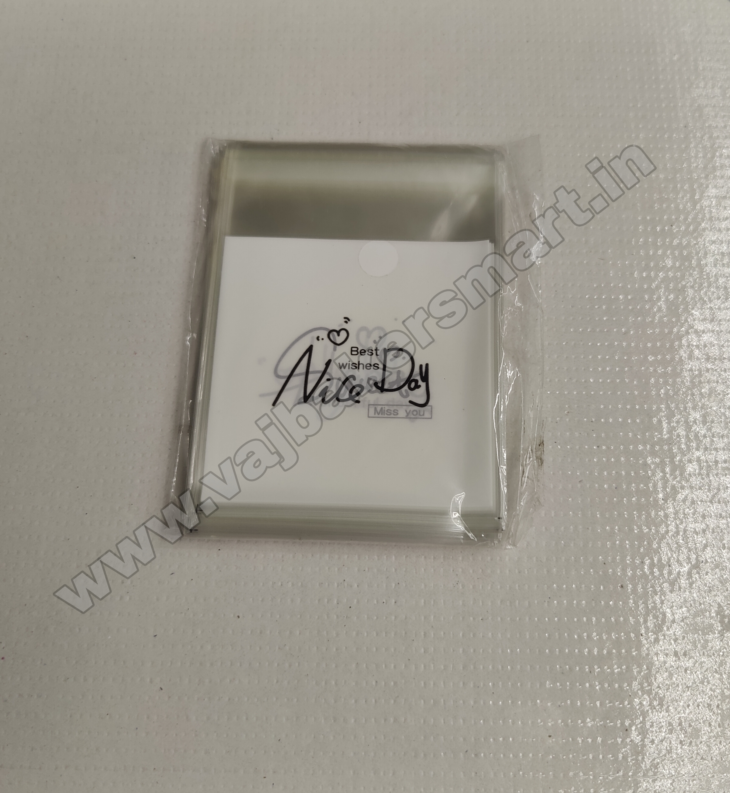 Small Cookie Pouch Self-Adhesive Packaging Bags 7x7cms (Pack of 100) D7