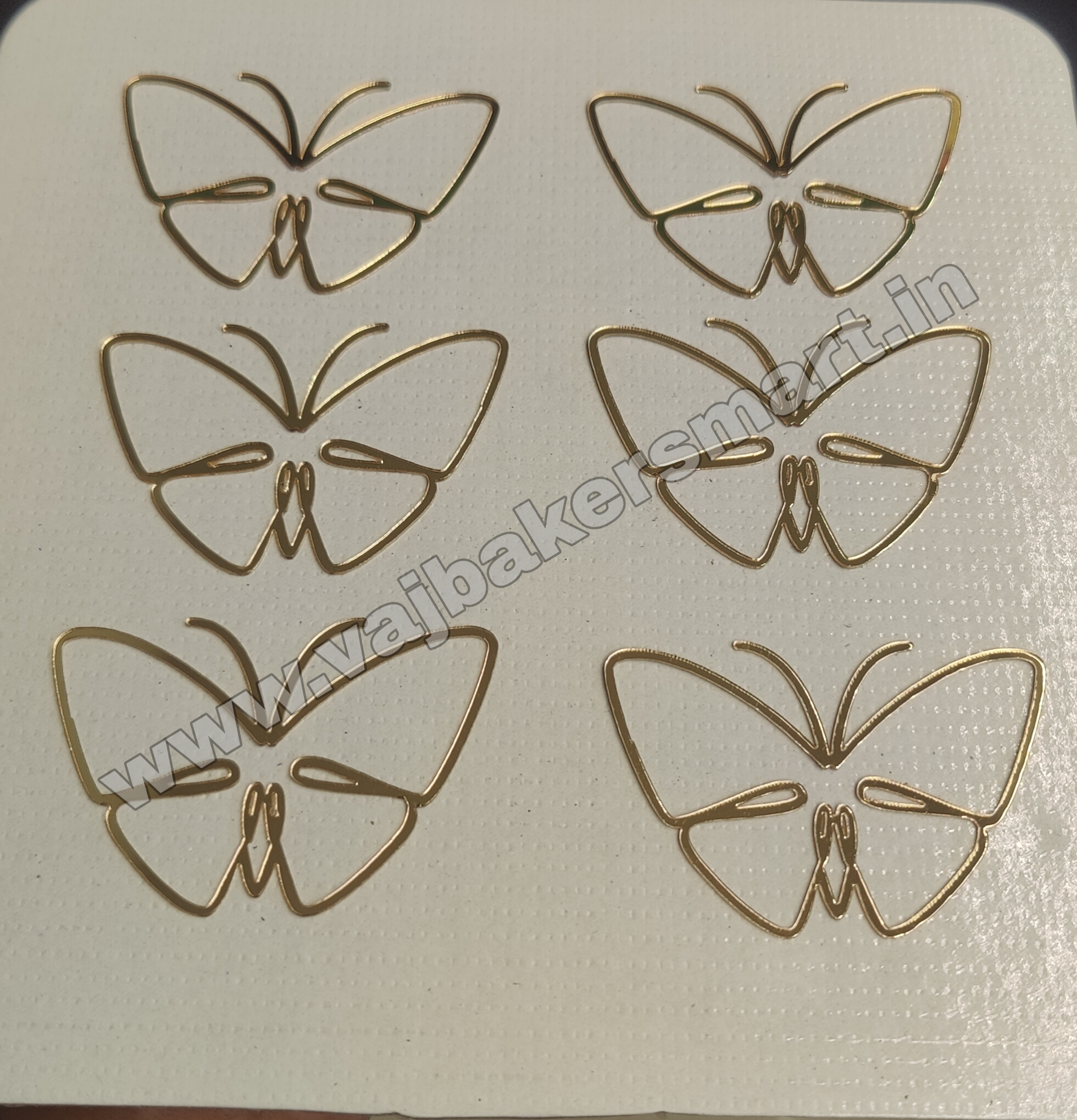 Acrylic Butterfly Cutout (Pack of 6) D01