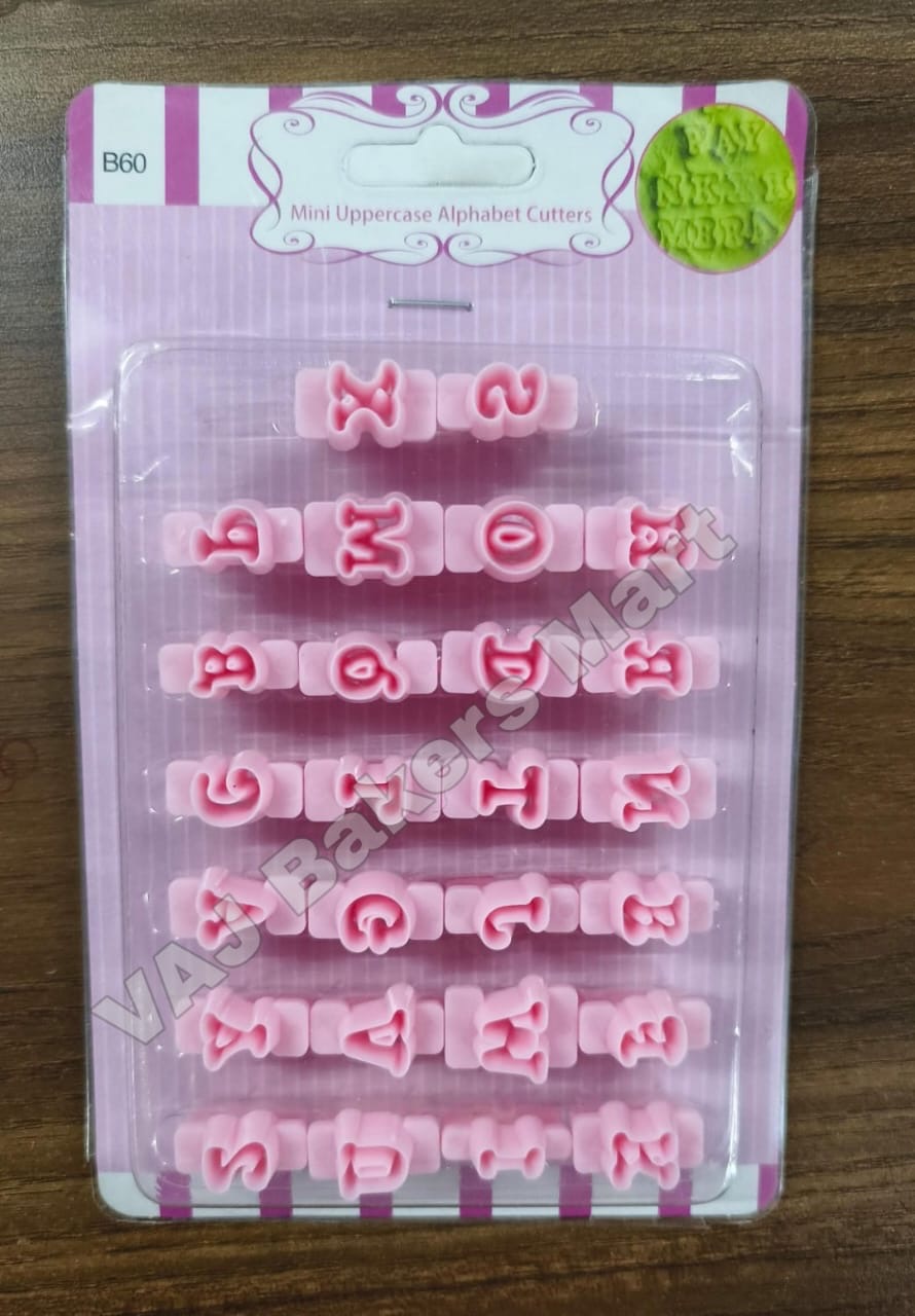 Mini Alphabet Uppercase Fondant Cutter